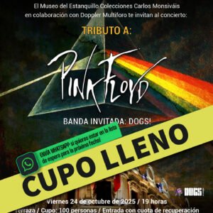 SOLD OUT TRIBUTO PINK FLOYD EN EL MUSEO DEL ESTANQUILLO CDMX